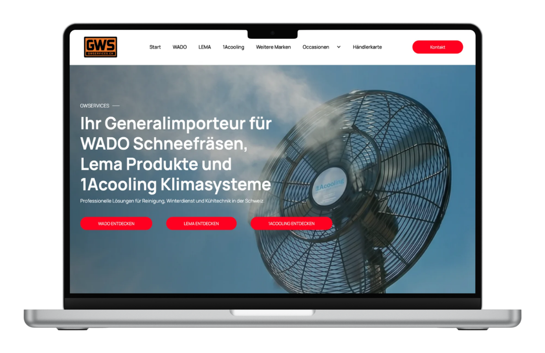 Website Referenz von GWServices
